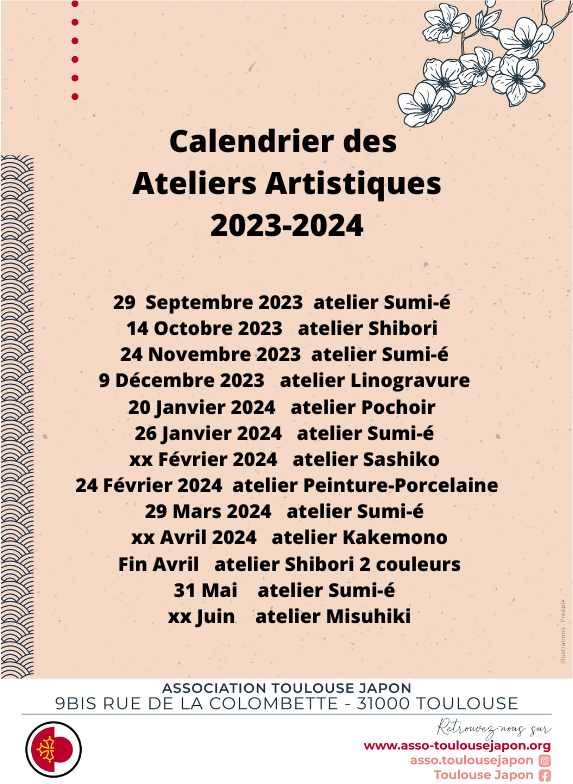 Calendrier Japon 2024